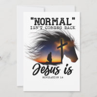 Normalerweise kommt Jesus nicht zurück für Pferdef