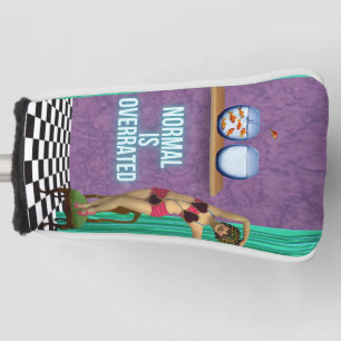 Normalerweise wird Funky & Fun Altered Art überbew Golf Headcover