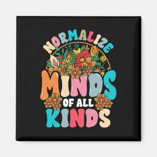 Normalisieren Sie die Gedanken aller Art Autismus- Magnet