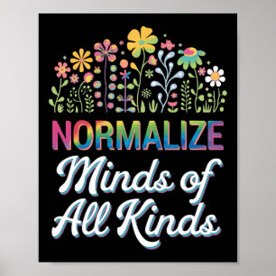 Normalisieren Sie die Minds aller Arten von Autism Poster