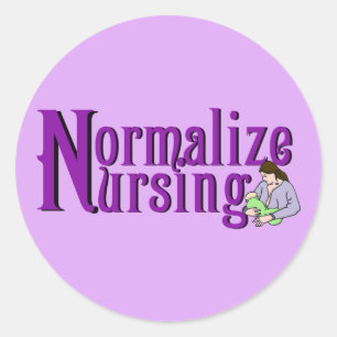 Normalisieren Sie Krankenpflege Runder Aufkleber