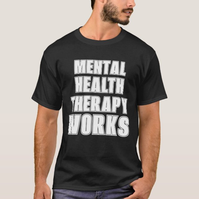 Normalisieren Sie psychische Gesundheitsprobleme. T-Shirt (Vorderseite)