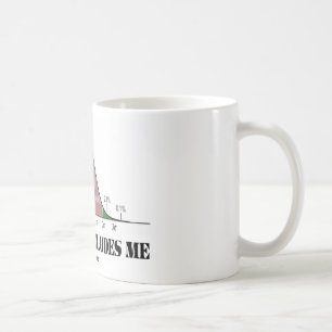Normalität weicht mir aus (Bell-Kurven-Spaß) Kaffeetasse