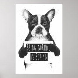Normalsein ist langweilig poster