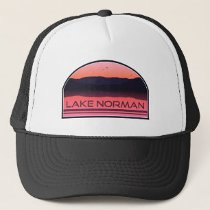 Norman North Carolina Red Sunrise Lake Truckerkappe