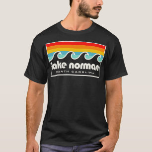 Norman North olina Retro Sunset Waves T-Shirt