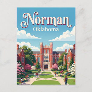 Norman Oklahoma Postkarte