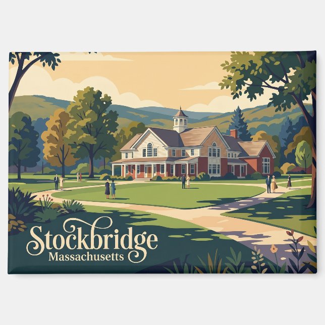 Norman Rockwell Museum USA Magnet (Vorderseite)