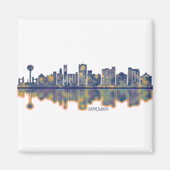 Norman Skyline Magnet (Vorne)