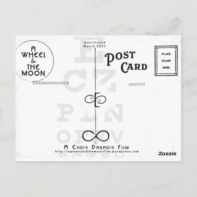 NORMAN-WÄCHENVISION POSTKARTE (Rückseite)