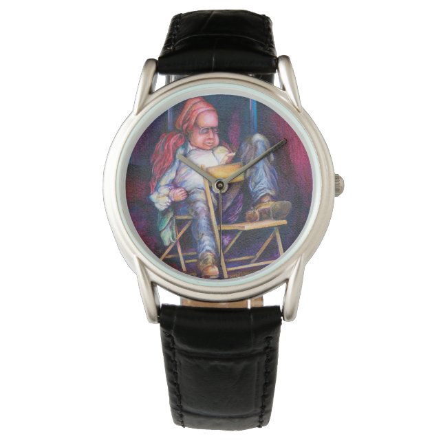 Norman zeichne lieber in seinem Schlaf Armbanduhr (Vorderseite)
