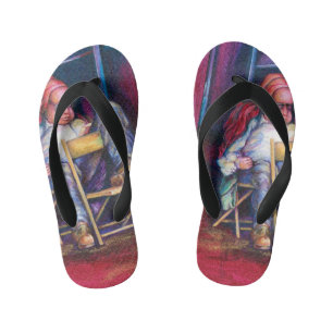 Norman zeichne lieber in seinem Schlaf Kinderbadesandalen