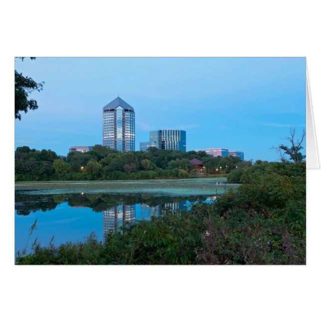 Normandale See und Gebäude (Vorderseite (Horizontal))