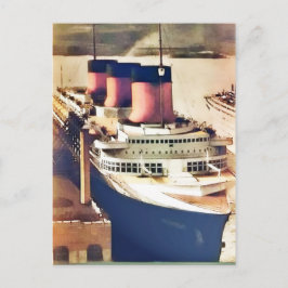 Normandie bei NYC Postkarte