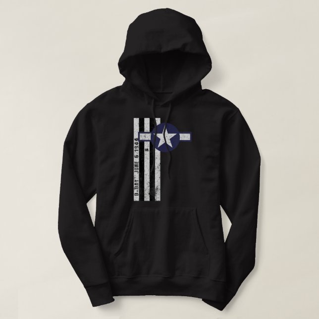 Normandie D-Day 6. Juni 1944 WW2 Hoodie (Design vorne)