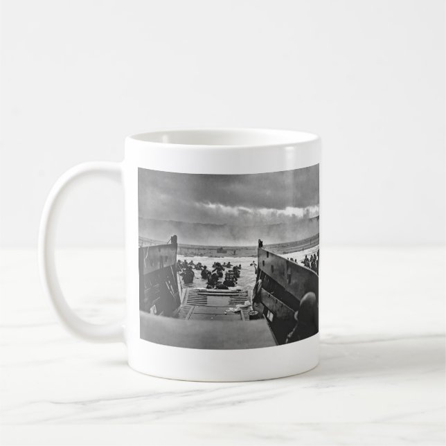 Normandie-Invasion an Invasionstag - 1944 Kaffeetasse (Links)