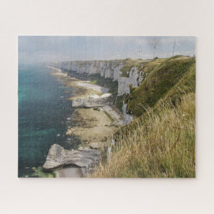 Normandie Jigsaw Puzzle - Klippen an der Küste vo