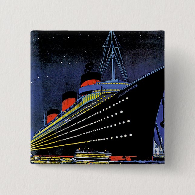 Normandie nachts button (Vorderseite)