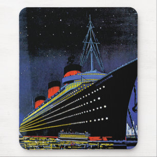 Normandie nachts mousepad