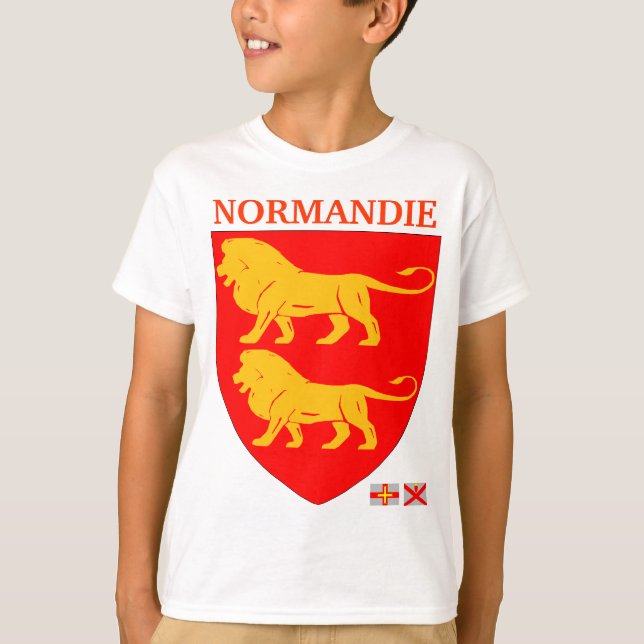 NORMANDIE NORMANDY FRANCE T-Shirt (Vorderseite)