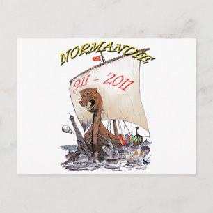NORMANDIE PARIS POSTKARTE