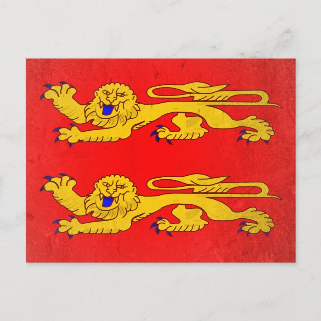 Normandie Postkarte (Vorderseite)