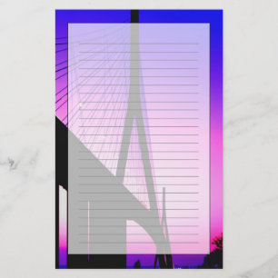 Normandiebrücke, Le Havre, Frankreich Briefpapier