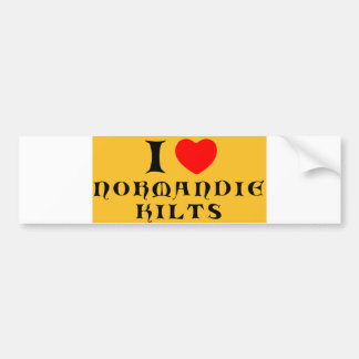 Normandiekilts-Aufkleber Autoaufkleber