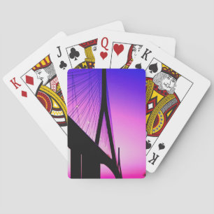 Normandy Bridge, Le Havre, Frankreich Spielkarten