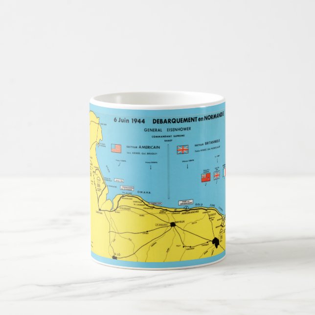 Normandy D-Day-Tasse Kaffeetasse (Mittel)