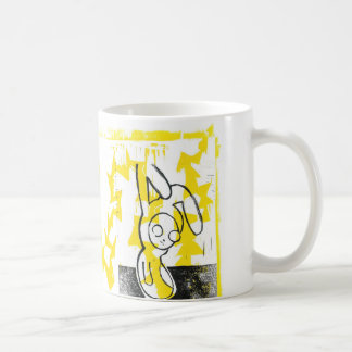 Normanne die Häschen-Kaffee-Tasse (Gelb) Kaffeetasse