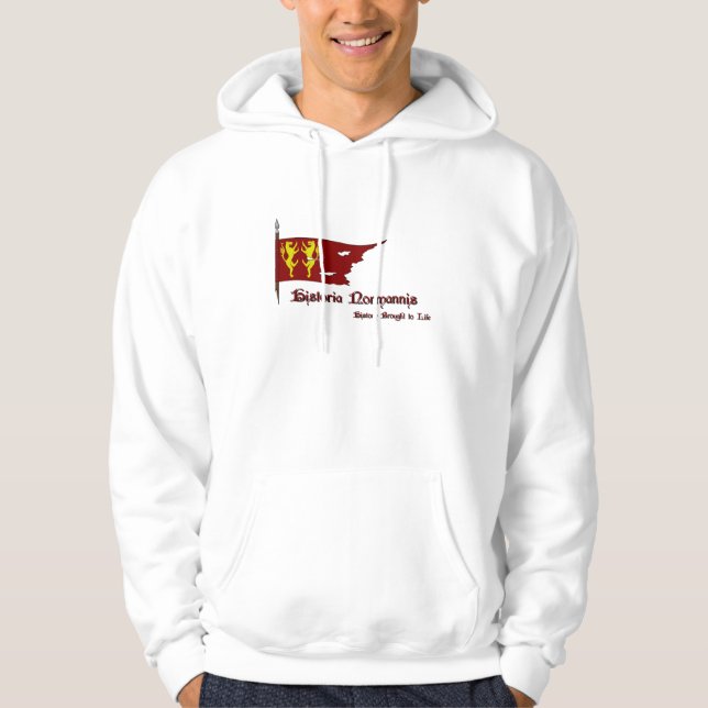 Normannis grundlegender Hoodie blaß (Vorderseite)