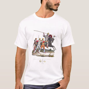 Normannischer Ritter und Bogenschützen, 1066, 'vo T-Shirt