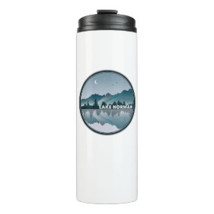 Normannischer See Nord-Carolina-Reflektion Thermosbecher