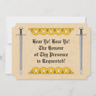 Normannisches Mittelalter - Schwert und dekorative