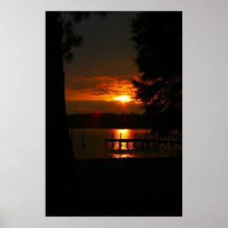 Normannsee, NC Sunset Poster