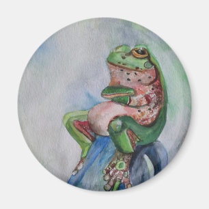 Norme De Grenouille, Aimant Rond De 5,7 Cm