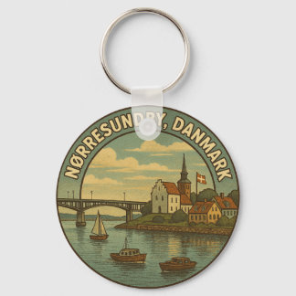 Nørresundby Dänemark-Brücke Schlüsselanhänger