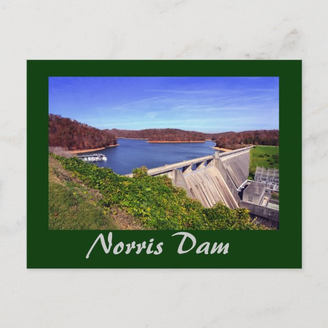Norris Dam, Tennessee, USA Postkarte (Vorderseite)