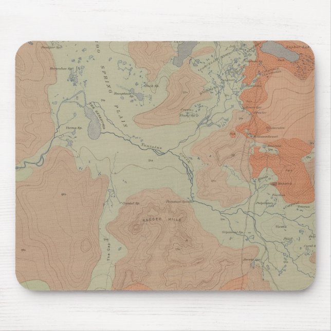 Norris Geyser-Becken Mousepad (Vorne)