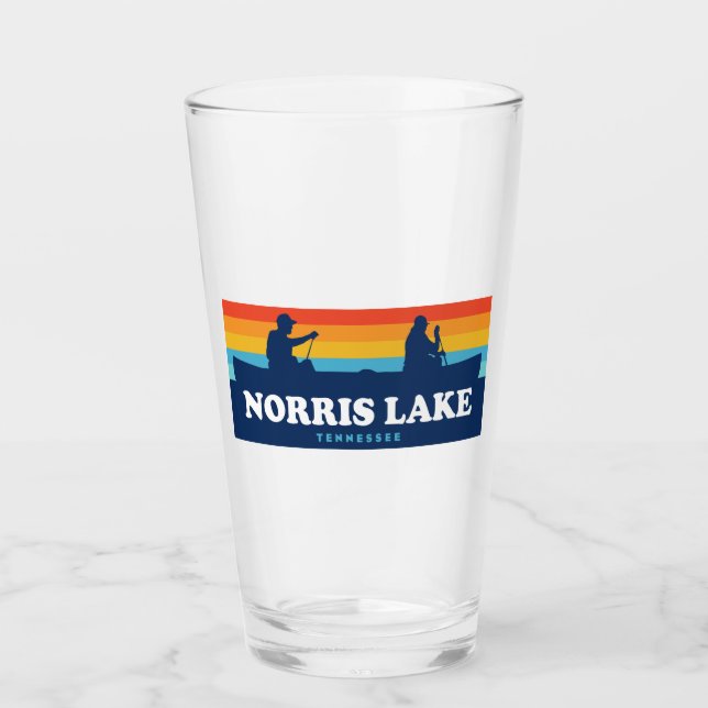 Norris Lake Tennessee Canoe Glas (Vorderseite)