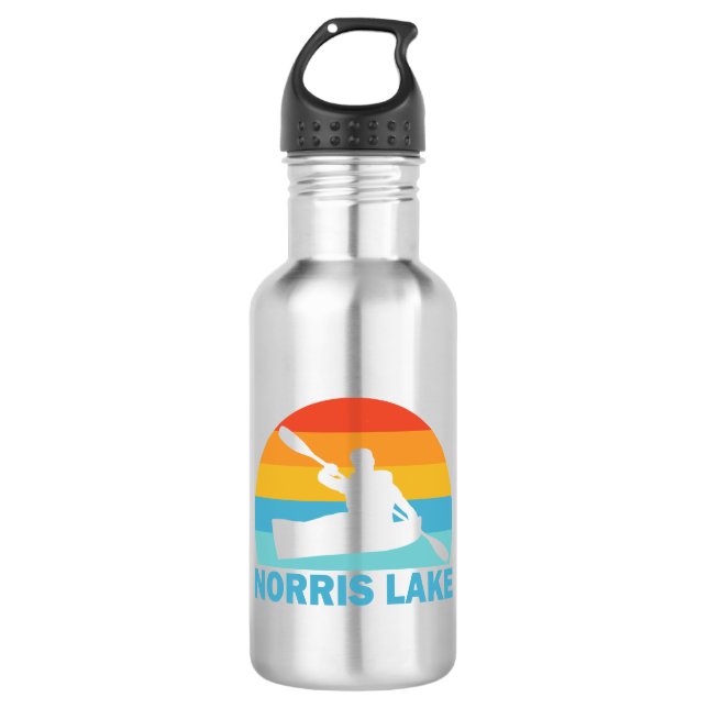 Norris Lake Tennessee Kayak Edelstahlflasche (Vorderseite)