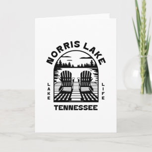Norris Lake Tennessee Outdoor-Vintage 1 Karte