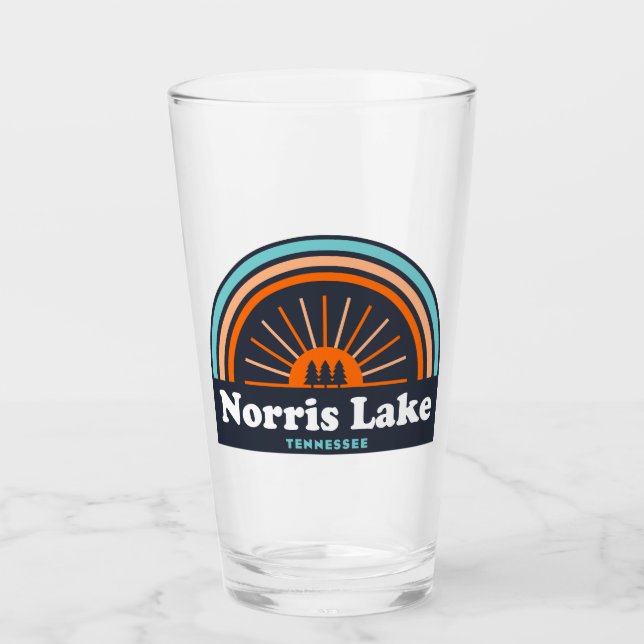 Norris Lake Tennessee Rainbow Glas (Vorderseite)