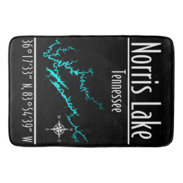 Norris Lake Tennessee Uferkarte Koordinaten Badematte
