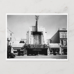 NorrisTheaterB&WH Postkarte