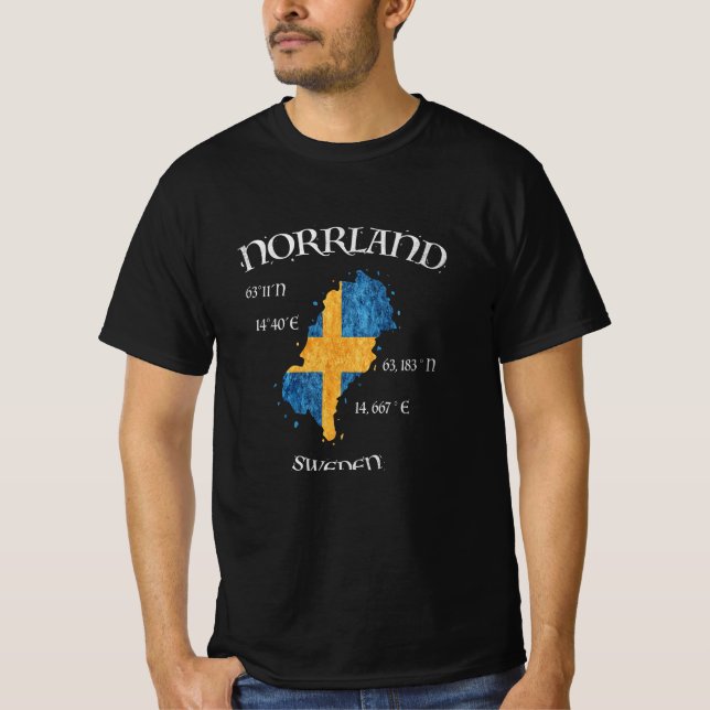 Norrland Schweden Shirt (Vorderseite)