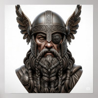 Norse God Odin Portrait