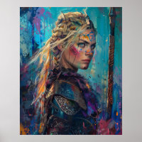 Norse Goddess Freyja, Königin von Valkyries, Blond