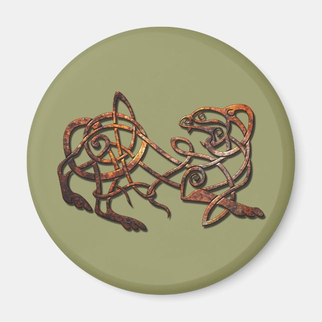 Norse Lion Magnet (Vorne)